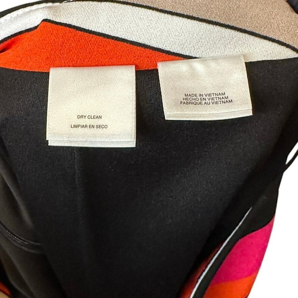 Nine West/Kasper 3 Piece Suit Set Blazer Top Skirt Coral Taupe Black White NEW - Picture 9 of 16
